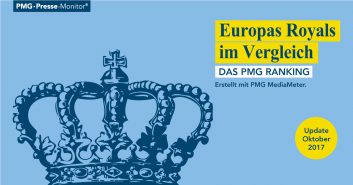 PMG Ranking: Europas Royals | Könige und Königinnen in den Medien - Oktober 2017